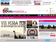 Tablet Screenshot of ocioengalicia.com